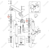 (VM2Y5) Phớt bụi 22N54-52141