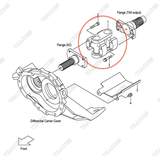 Trục các đăng 12N53-32001 (nối hộp số với cầu trước)