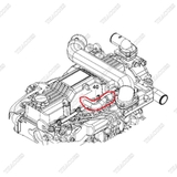 Ống tuần hoàn khí 12261-UC020 (12261-78203-71)