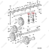 Nắp đuôi xupap 13716-UC010 (13716-78200-71) (8 cái)