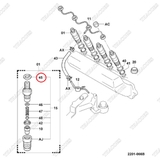 Đệm dầu hồi kim phun 23654-78200-71