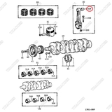 Bạc ắc piston 90999-73950-71 (4c)