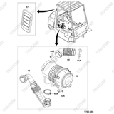 (43) Ống nạp gió 17813-26640-71