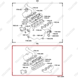 Bộ gioăng trên động cơ 04112-20131-71