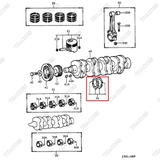Bạc căn dọc trục 11012-78201-71 (+0.125)