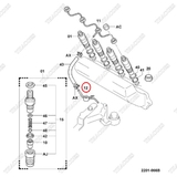 Ống dầu hồi 23762-UC020, 23762-78203-71