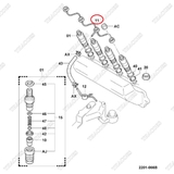 Ống dầu hồi 23761-UC020, 23761-78201-71