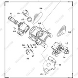 (AG) Thân gá công tắc 57451-23320-71