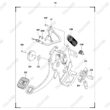 (CW) Lò xo chân phanh 46119-26610-71 (1c)