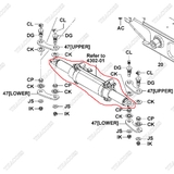 (01) Cụm xi lanh lái 43310-26603-71, 43350-26601-71, 43310-26604-71