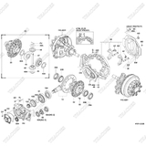 (12) Cặp bánh răng quả dứa 41210-26600-71