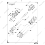 (Kit 01K) Bộ gioăng phớt xi lanh nghiêng 04655-20113-71