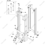 (40) Vòng bi nâng hạ 61236-13601-71 (OD107.7)