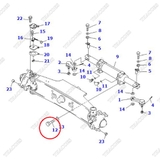Bulong hãm xi lanh lái 01010-81850, 0101061850, 0101031850