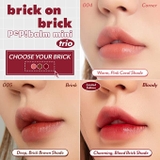 Set son I'm Meme Brick On Brick Pep! Balm Mini Trio (hsd 10/7/2026)