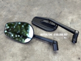 Gương chiếu hậu oval Magazi vân carbon