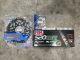 Nhông sên dĩa Recto cho Honda CB300R - Sên RK 520 các loại