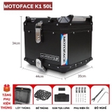 Thùng nhôm Motoface 40L/50L - Có quai xách