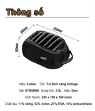 Túi hít bình xăng Loboo Vintage da cổ điển