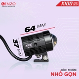 Đèn trợ sáng bi cầu mini Kenzo X100 V3 mẫu 2025