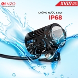 Đèn trợ sáng bi cầu mini Kenzo X100 V3 mẫu 2025