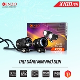 Đèn trợ sáng bi cầu mini Kenzo X100 V3 mẫu 2025