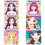 Combo Sách Trang Điểm - Công Chúa Hàn Quốc Và Thần Tượng Hàn Quốc: Yuna, Mina, Jenny, Myra, Hana, Lisa (Có Sticker) - 6 Cuốn
