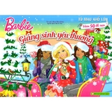 Sách Tô Màu Barbie Khổ Lớn – Giáng Sinh Yêu Thương ( Hơn 50 Đề Can )