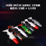 Mồi Mềm Lure Star Kèm Chì + Lưỡi