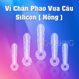 Vỉ Chân Phao Vua Câu Silicon ( HỒNG )