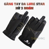 Găng Tay Da Lure Star Hở 3 Ngón