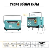 Thùng câu Xsamtin 3200B Mẫu 2021