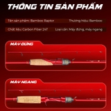 BAMBOO RAPTOR BẢN ĐỎ – CẦN LURE 2 KHÚC CARBON