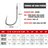 Thẻo Buộc Sẵn Guide Không Ngạnh ( 50cm - 10 bộ )