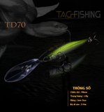 Mồi Cá Giả TD70 Lure Star