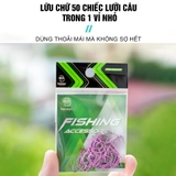 Lưỡi Câu Bamboo Hồng Long (50c/vỉ)