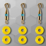 Vỉ Khóa Số 9 Và Vòng Cao Su Tag Fishing