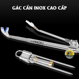 Gác Cần Inox Lianqiu 2m1 ( Cắm Đất + Gài Thùng )