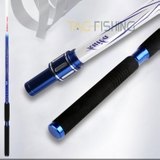 Cán Vợt Vua Câu Cao Cấp (Trắng Xanh）