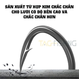 Thẻo Sẵn Guide Lưỡi Chép Có Ngạnh ( 50cm - 10 Bộ )