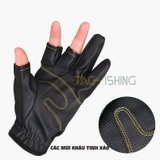 Găng Tay Da Lure Star Hở 3 Ngón