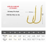 Lưỡi Câu Guide Rô Có Ngạnh ( Vàng )