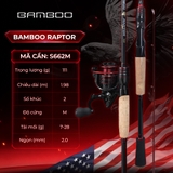 Cần Câu Lure Bamboo Raptor