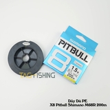 Dây Dù PE X8 Pitbull Shimano M68R 200m