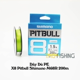 Dây Dù PE X8 Pitbull Shimano M68R 200m