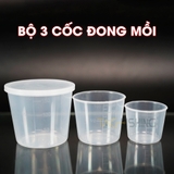 Bộ 3 Cốc Đong Mồi