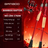 BAMBOO RAPTOR BẢN ĐỎ – CẦN LURE 2 KHÚC CARBON