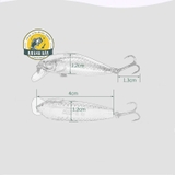 Mồi Cá Giả MINI PUFFER 3.2g LURE STAR