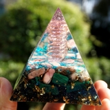 trụ orgone tinh thể thạch anh tím