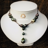 Dây Chocker Ngọc Trai Tahiti